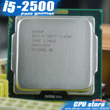 lntel core I5 2500 i5-2500 CPU Processor Quad-Core(3.3Ghz /L3=6M/95W) Socket LGA 1155 Desktop CPU(working 100% Free Shipping)