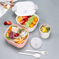 CAMUZ Salad Lunch Container To Go Salad Bowls with Removable Salad Dressings Container Lunch Box for Salad Toppings Snacks