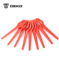 DEKO 100pcs Swing Plastic Blade Pendants for DKGT06 20V Lithium 1500mAh Cordless Grass Trimmer Garden Timmer A