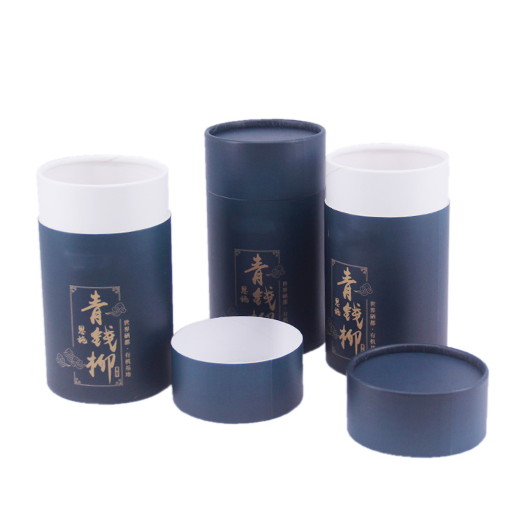 tube box cardboard paper tube tea packaging