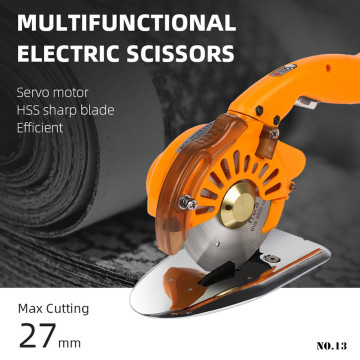Rc-100 / 110/125 Industrial Tailor Electric Scissors Electric Fabric Cutting Machine Low Noise Tailor Cloth Cutter Power Tools