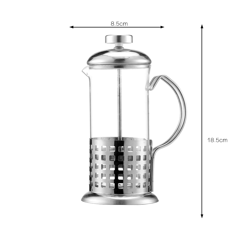 Stainless Steel Coffee Pot French Press Coffee Pots Delicate Plunger Coffee Teapot Press cafetera portatil Coffee Kettles 350ml