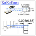 50PCS/LOT PTC FUSE 0603 1A 1000mA 12V 24V 30V 32V 0686-1000-01 SMT SMD PPTC Resettable Fuses SF-0603F100-2