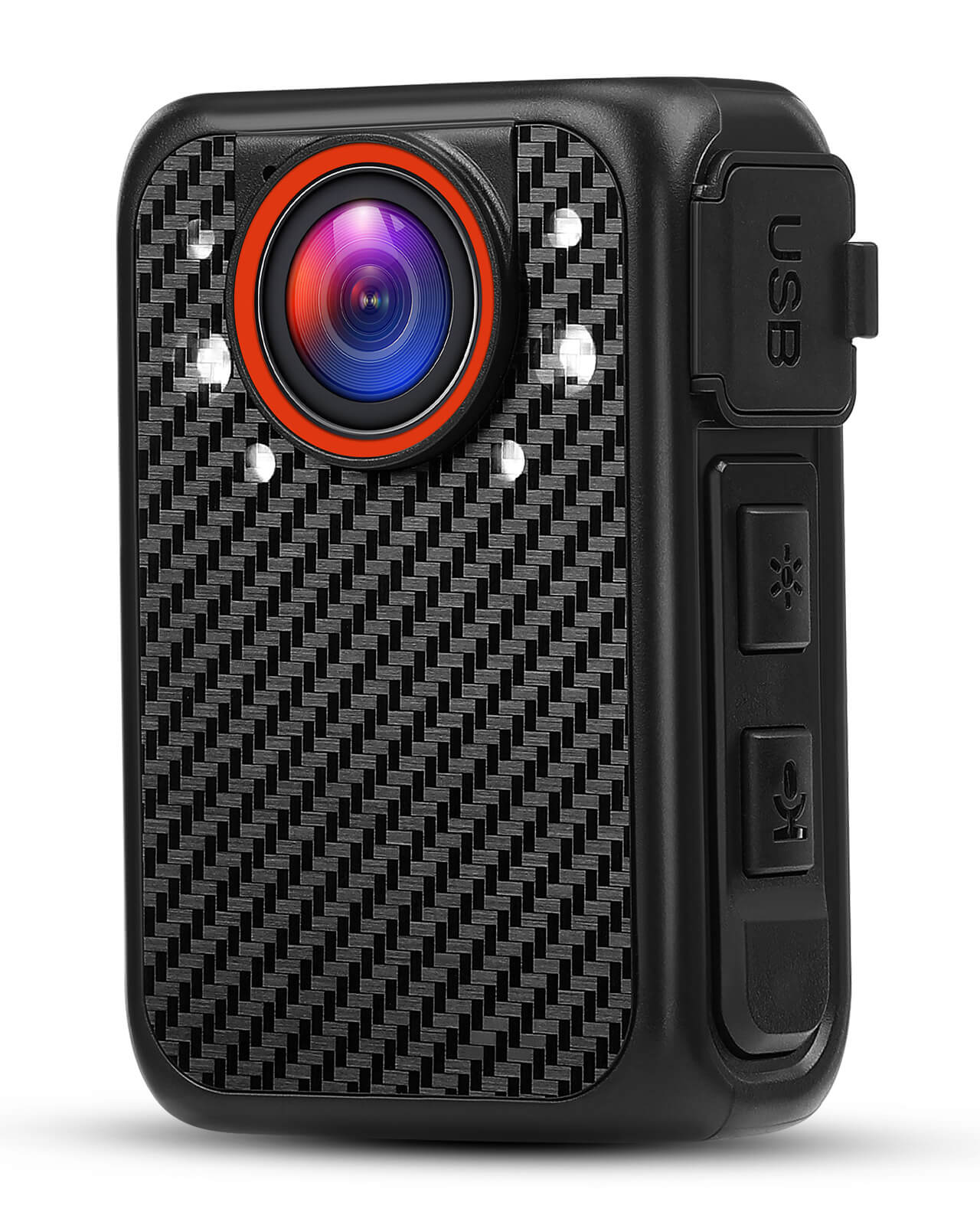 BOBLOV X1 Bodycam 1080P Portable Police Body Camera Support 128GB Night Vision Worn Security Camara Mini Camcorders
