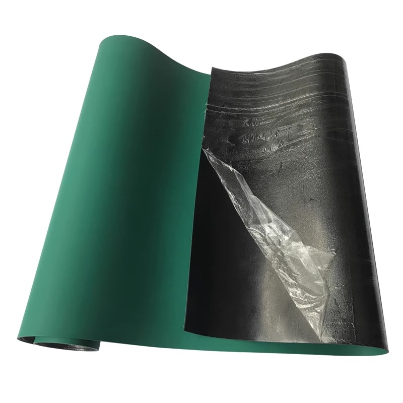 Green rubber pad