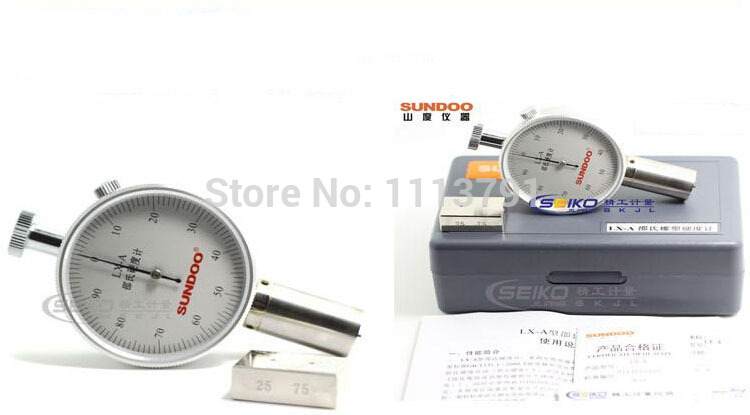 SUDOO LX-A type Shaw hardness tester,vulcanized rubber and plastic products hardness tester , rubber hardness tester