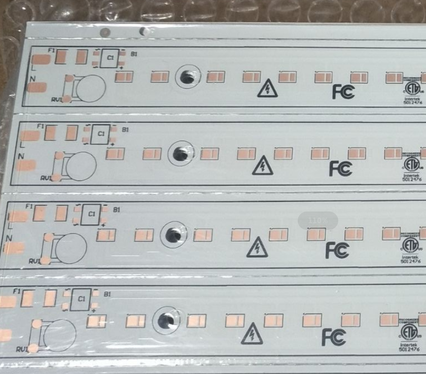 white LED lamp PCB