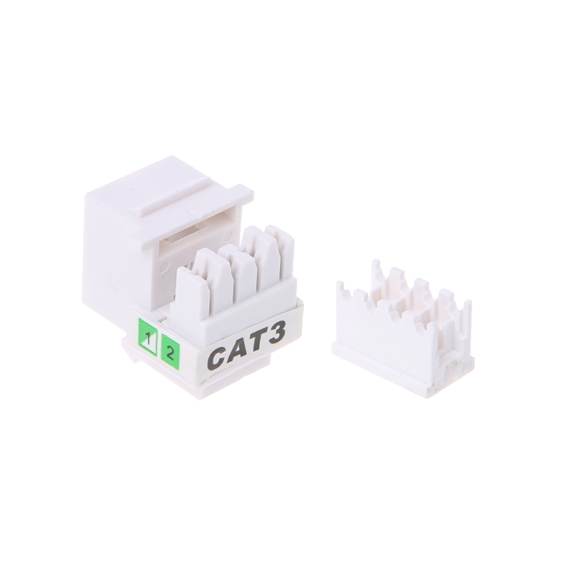 10Pcs Tool-free Telephone Module RJ11 CAT3 Voice Module Gold-plated Adapter New Design PC/PPO