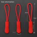 10PCS Zipper Pull Puller End Fit Rope Tag Fixer Zip Cord Tab Replacement Clip Broken Buckle Travel Bag for Sewing Clothes