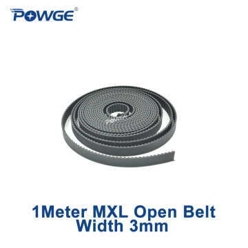 POWGE 1Meter MXL Timing belt width 3mm 0.12