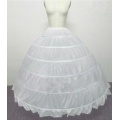 Wedding Accessories Petticoat Vestido Longo Ball Gown Crinoline Underskirt 6 Hoops Skirt Petticoats In Stock