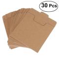 30pcs Packaging Envelopes CD DVD Kraft Paper Sleeves Disc Paper Bag