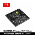 P6 Indoor SMD3528 Full Color Led Display Module Semi-outdoor Advertising Video Billboard Panel