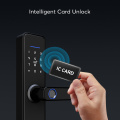 Tuya Smart Home Waterproof Wifi Door Fingerprint Lock Smart Lock Fechadura Digital Lock Security Electronic Password RFID Unlock