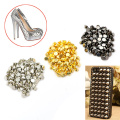 100 Pcs/lot DIY Bead Crafts Riveting Garment Studs Nail Punk Rock For Bags Dress ClothesWedding Gold Silver Sew on Spike Rivet