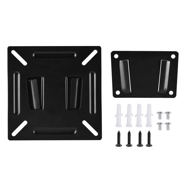 Universal TV Mount Wall-mounted Fixed Flat Panel Bracket Holder for 14-26 Inch LCD LED Monitor TV Frame VESA 75/100 LCD LED TV