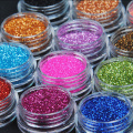 12 Color Body Glitter Acrylic Powder Dust Nail Sequins Manicure Decoration Tattoo Supplies Decorations