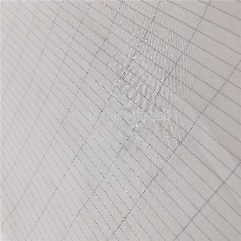 Silver cotton fabric 285cm width conductive earth fabric to make conductive earth bed sheet