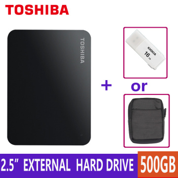 TOSHIBA 500GB External Hard Drive Disk HDD Portable Storage Device CANVIO BASICS HD USB 3.0 SATA 2.5