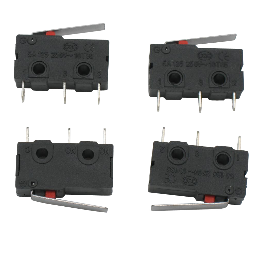 10pcs 250V 5A 3 Pin Tact Switch Sensitive Microswitch Micro Switches Handle KW11-3Z Limit Switch Long life 1 million life
