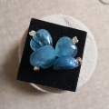 Natural Aquamarine Heart Pendant Neckalce For Woman S925 Silver Quartz Crystal Luxury Neckalce Healing Crystal Charm Jewelry