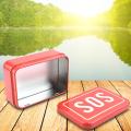 Mini SOS Survival Iron Box Field Survival Storage Kit Emergency tool storage box for Outdoor Emergency Portable Multifunction