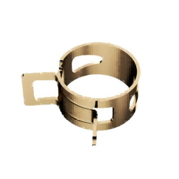 Hardened Wear Resistant Spring Hose Clamp