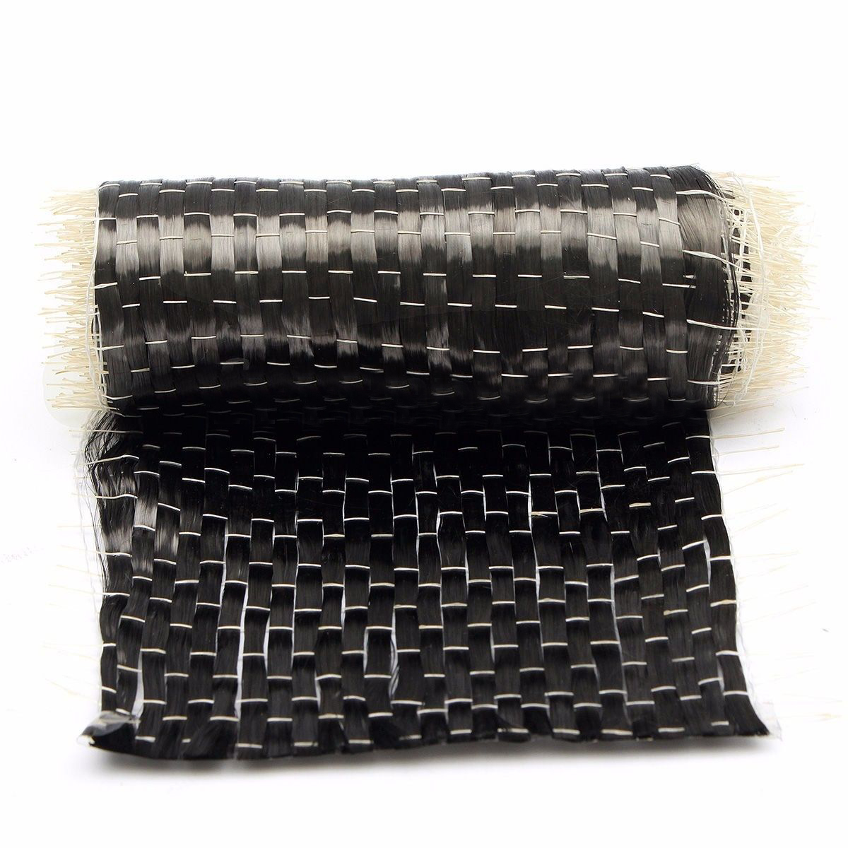 10*100cm Black Carbon Fiber Fabric Tape Uni-directional Weave 12K 200G Carbon Fiber Cloth for Fire Protection Architecture