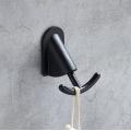 black stainless steel Towel Hooks Cloth Towel Bath Coat Hanger Door Wall Hook Retro Home Deco Bathroom Accessories Rack