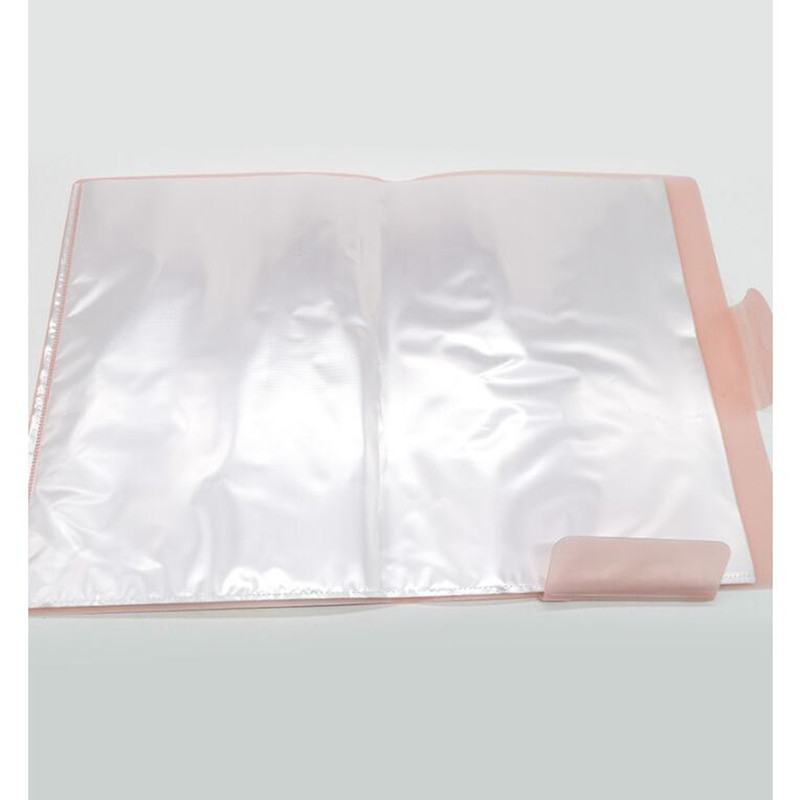 1PC Inner page A3 Display Book 20/30/40 Pages Transparent Insert Folder Document Storage Bag for Bank Campus File Office Student