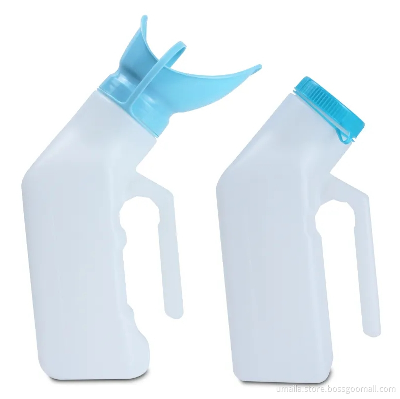 1 Liter 1000ml Urinal Pee Plastic Chamber Pot Portable Urine Bottle Plastic Urine Bottle for Male