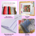 HUACAN Cross Stitch Embroidery Kits Flowers Cotton Thread Painting DIY Needlework 14CT Home Decoration