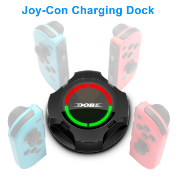 Rocketek 4 in 1 Charging Dock For Nintend Switch Joy-con Controller LED Type-C Charger For Switch Pro Gamepad Charge Stand NS