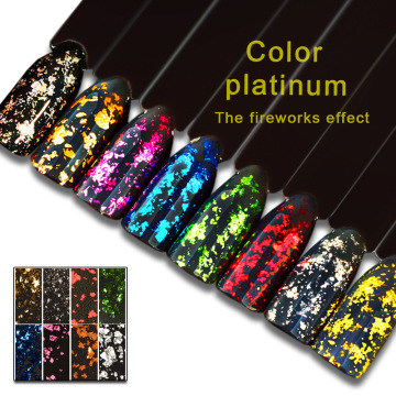 Flakes Aluminum Foil Sequins Chrome Powder Nails Irregular Sticker Paillettes Art Manicure Decor Accessories