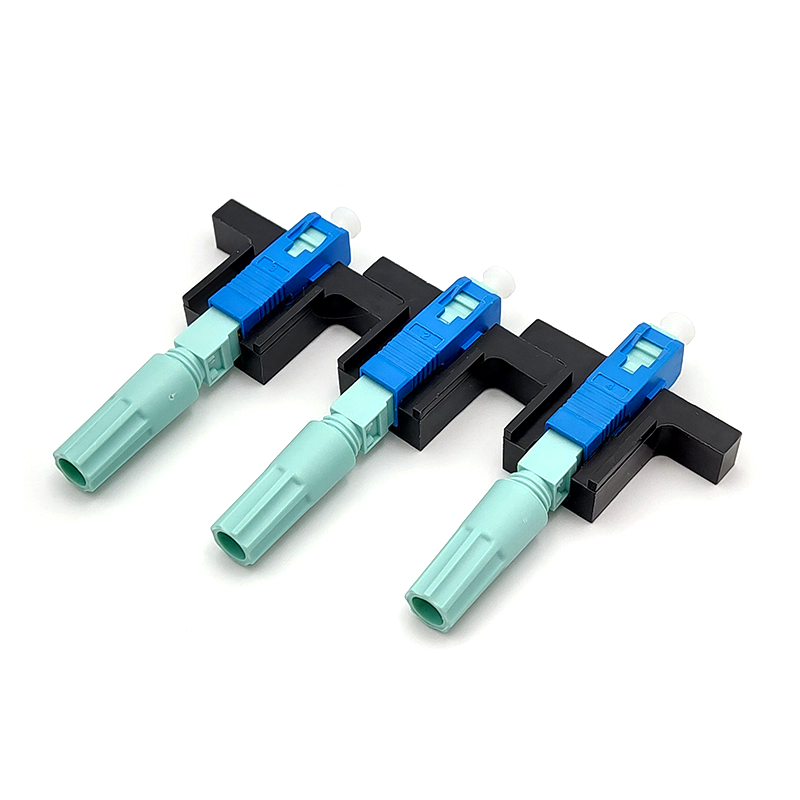 SC UPC Fast Connector Single-Mode Connector FTTH Tool Cold Connector Tool Fiber Optic Fast Connector 58mm