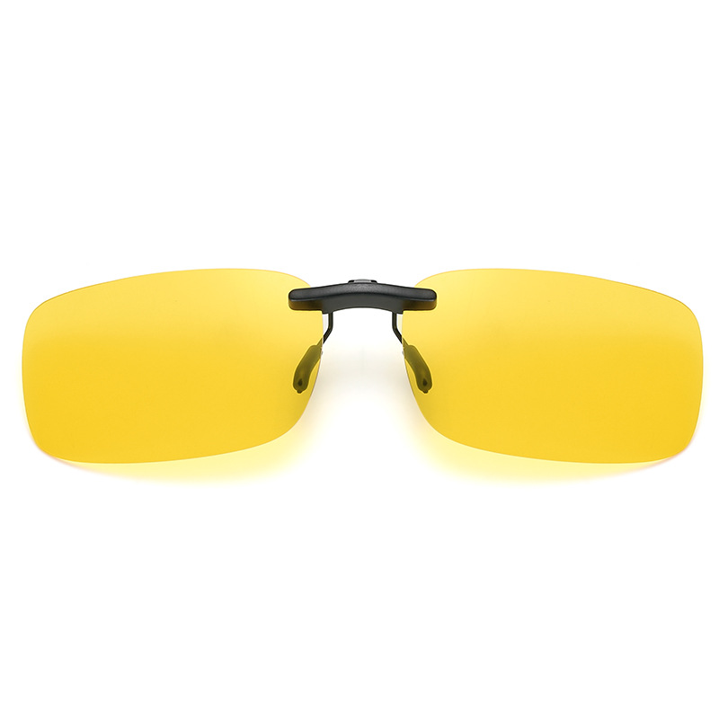 1PCS Car Driver Goggles Anti-UV UV400 Polarized Sun Glasses Driving Night Lens Clip on Sunglasses Interior Accessories