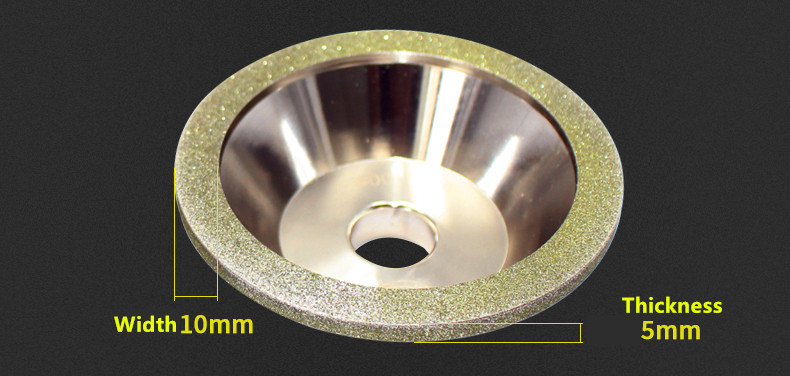 100mm Cup Diamond Grinding Wheel Grit 80-320 Tool Cutter Grinder