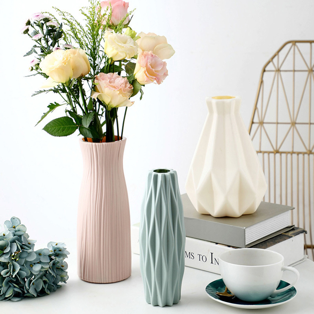 Stoneware Creative Handmade Decoration Desktop Imitation Ceramic Vase Home Retro Hydroponic Vase Zen Japanese Dry Flower Stand
