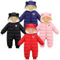 Newborn Infant Jumpsuit Romper Clothes Baby Hooded Thick Snowsuit Boys Girls Romper Baby Winter Coat Outwear Jacket Christmas