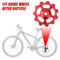 Bike Rear Derailleur Installa and Remove Convenient Simple Jockey Wheel Aluminum Ceramic Bearing 11T Guide Roller