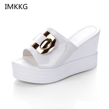 2018 Summer New style Arrived Sexy Platform Wedges Sandals Women Fashion High Heels Female Slippers a634