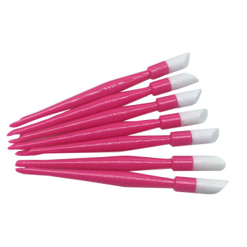 Easy Nail New! 5pcs Nail Cuticle pushers 2used New color smooth stick,dead skin pushers clearner.wholesale price.