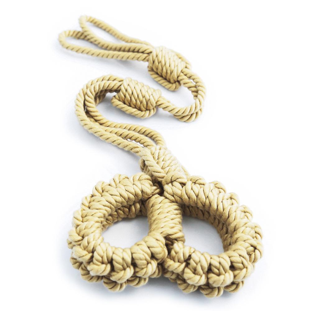 Thierry soft Polyester bondage rope slave bondage soft handcuffs leash sling fetish restraint Sex toys for couples adult game