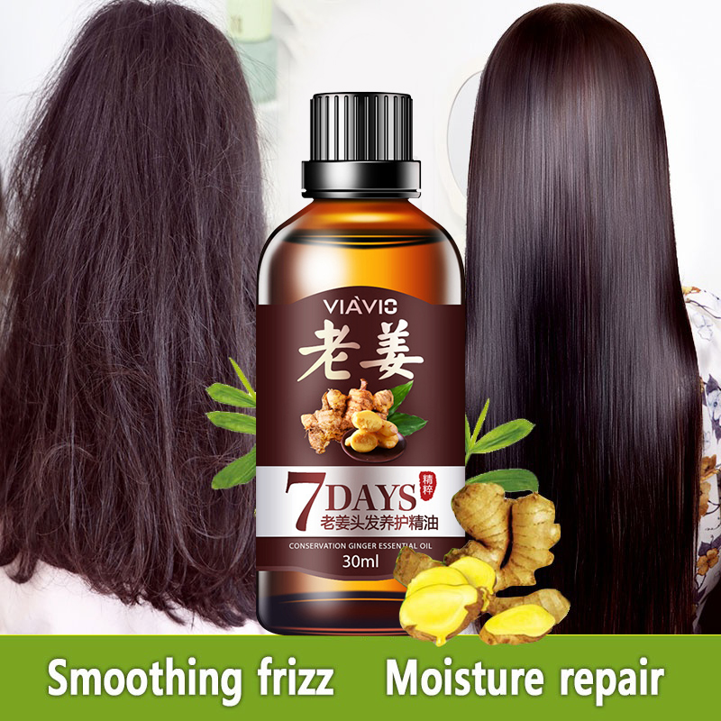 New 30ml Fast Hair Growth Ointment Dense Regrowth Ginger Serum Oil Effective Anti Hair Loss Treatment Hair Care TSLM1