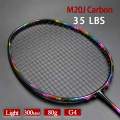 Max Tension 35LBS G4 Strung Badminton Rackets Full Carbon Fiber Professional Training Racquet Ultralight 4U 80g Bag Speed Sports