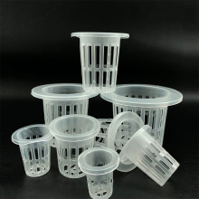 10 Pcs/lot PVC Plastic Mesh Pot Garden Hydroponic Nursery Net Cup Vegetable Plant Soilless Cultivation Basket Practical