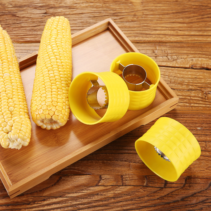 Creative Corn Peeler Kitchen Gadgets Accessories Corn Kernel Grain Cob Thresher Corn Stripper Remover Fruit Vegetable Tools