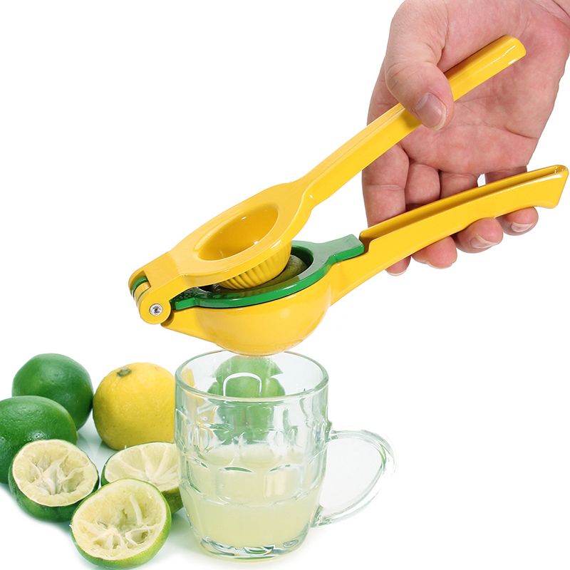 Premium Quality Metal Lemon Lime Squeezer - Manual Citrus Press Juicer