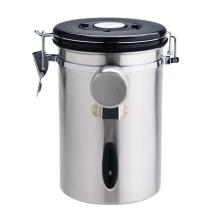 Stainless steel Airtight canister with valve