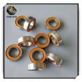 2Pcs SMR148 2RS CB 8X14X4 mm SMR148 2RS CB ABEC7 8x14x4 mm Stainless steel hybrid ceramic ball bearing